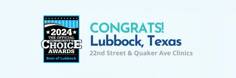 Lubbock 22nd St & Quaker Avenue Clinics Named Best Allergy & Asthma Clinic of Lubbock, TX